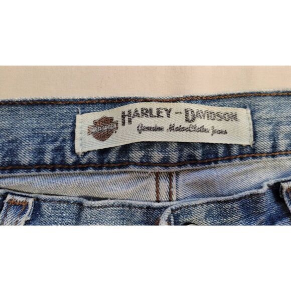 Harley-Davidson Light Blue Straight Men Jeans - Picture 6 of 15